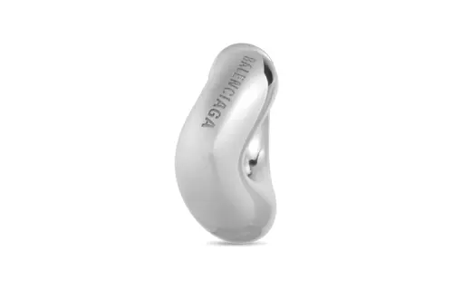 Balenciaga Clip On Earrings Women's Silver