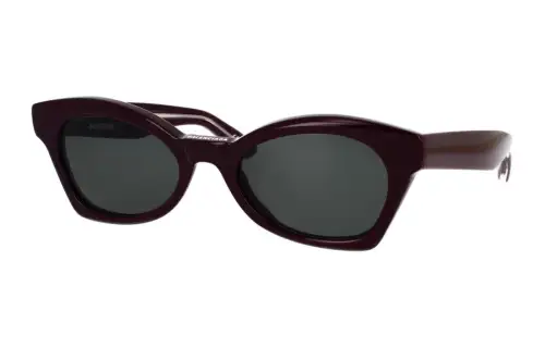Balenciaga Acetate Butterfly Sunglasses Women's Dark Red