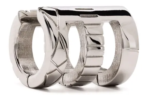 Maison Margiela Clip On Earrings Women's Silver