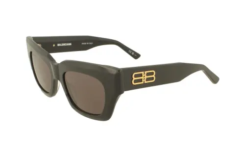 Balenciaga Irregular Shape Sunglasses Women's Black