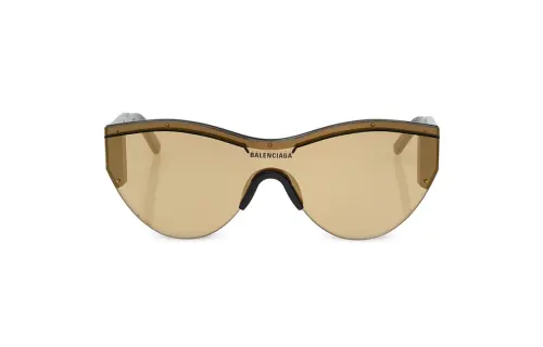 Balenciaga Irregular Shape Sunglasses Unisex Black