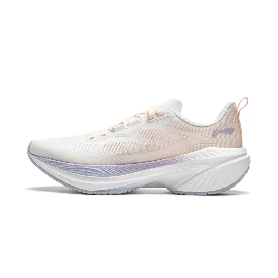 LINING WuShi 5S 4.0 Running Shoes Women's Low-Top Mist White/Light Orange