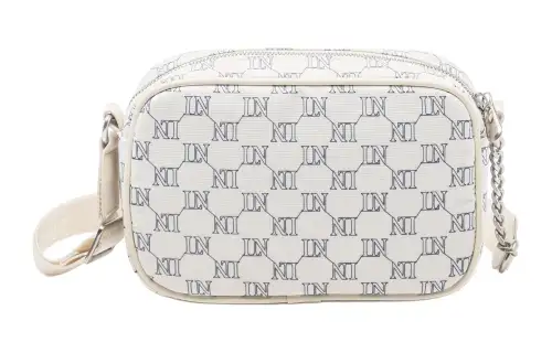 Li Ning Sports Life Collection Polyester Sports Bag, Crossbody Bag, Shoulder Bag Unisex White & Dark Ship Blue