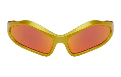 Balenciaga Nylon Cat Eye Sunglasses Men's Yellow