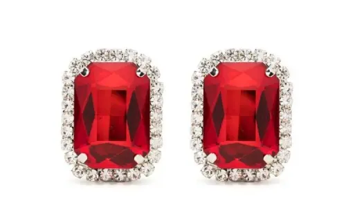 Vetements Brass Clip On Earrings Women's