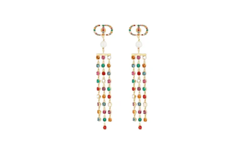 DIOR Earrings Women's Gold