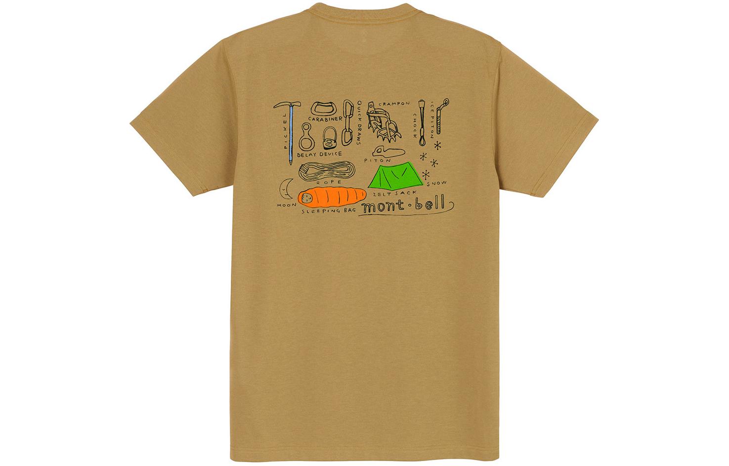MONTBELL Quick Dry T Shirts Unisex