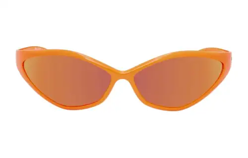Balenciaga Acetate Cat Eye Sunglasses Men's Orange