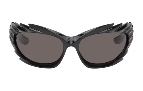 Balenciaga Nylon Cat Eye Sunglasses Men's Black