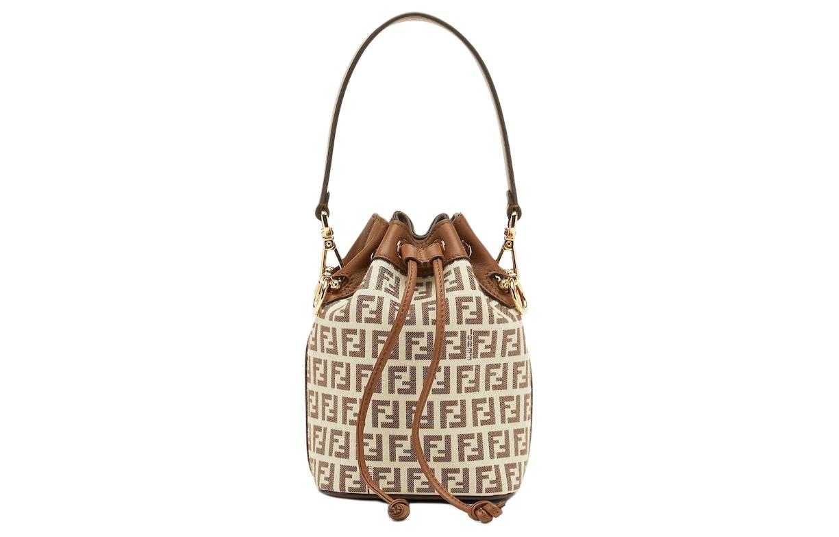 Женская сумка Fendi Mon Tresor (коричневая)