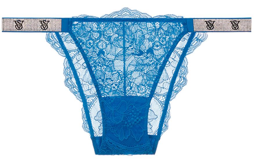 Женские трусы Victoria's Secret Rhinestone (синие)
