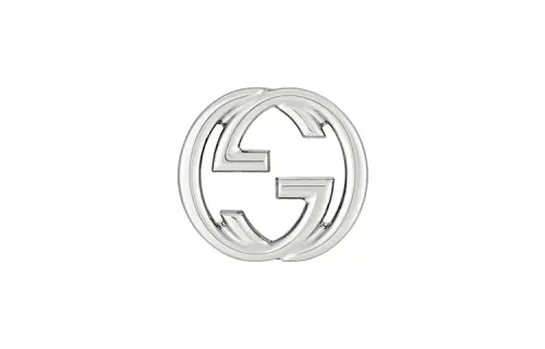 GUCCI GG Clip On Earrings Unisex Silver