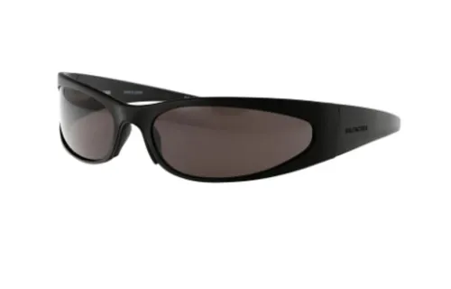 Balenciaga Metal Irregular Shape Sunglasses Men's Black