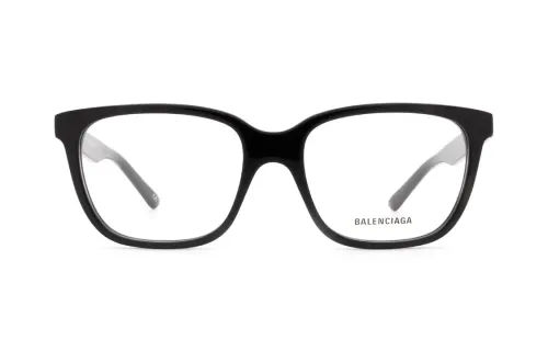 Balenciaga Acetate Rectangular Eyeglass Frames Women's Black