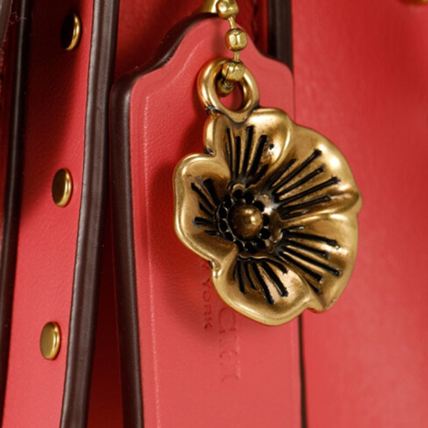 Сумка COACH Parker 18 (розовый) — фото 5