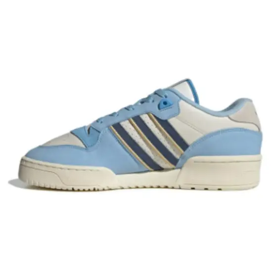 Adidas Originals Rivalry Anti Slip Wear Resistant Low Top Skateboard Shoes Unisex Blue White
