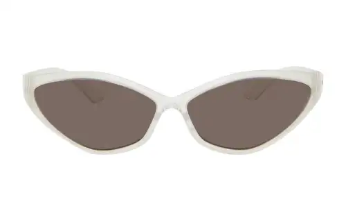 Balenciaga Bio nylon Irregular Shape Sunglasses Women's White