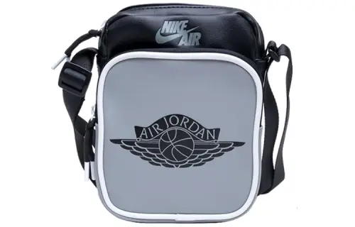 Jordan Polyester Shoulder Bag, Crossbody Bag Men's Gray
