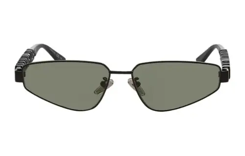 Balenciaga Acetate Irregular Shape Sunglasses Men's Black