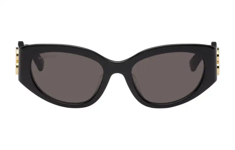 Balenciaga logo-plaque cat-eye sunglasses