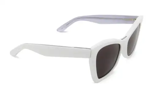 Balenciaga Acetate Cat Eye Sunglasses Women's White