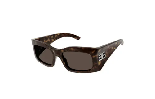 Balenciaga Acetate Irregular Shape Sunglasses Men's Tortoiseshell
