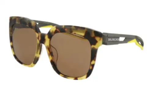 Balenciaga Square Frame Acetate Sunglasses