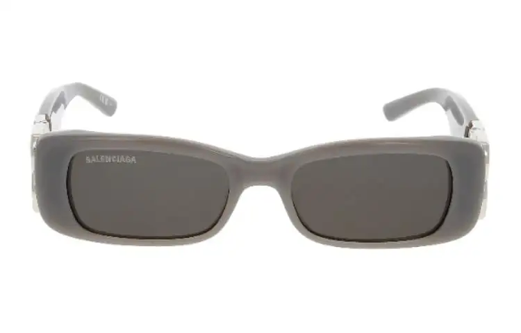 Balenciaga Rectangular Sunglasses Women's Gray