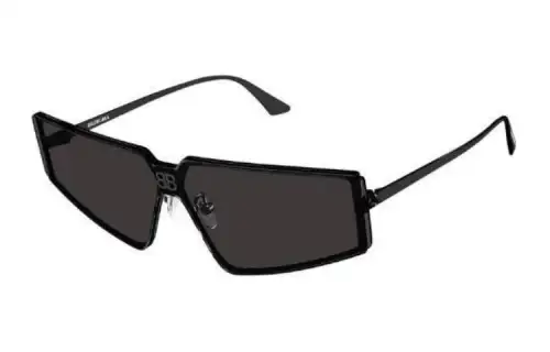Balenciaga Irregular Shape Sunglasses Men's Black