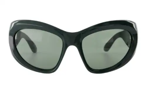 Balenciaga Shield Sunglasses Green/Green BB0228S 30013403 002