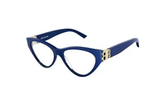 Balenciaga Cat Eye Eyeglass Frames Women's Blue