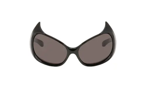 Balenciaga Irregular Shape Sunglasses Men's Black