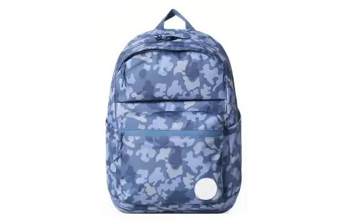 Converse Polyester Laptop Bag Backpack Regular Unisex Camouflage Blue