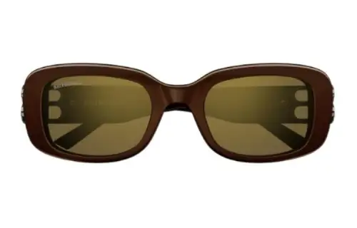 Balenciaga Rectangular Sunglasses Women's Brown