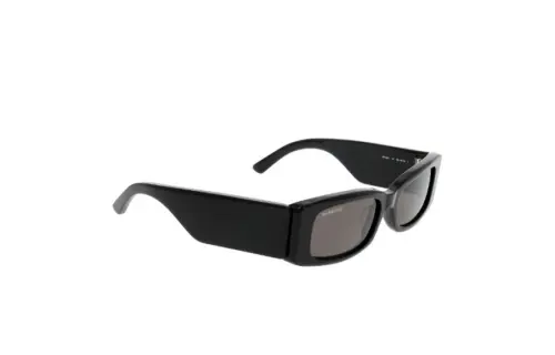 Balenciaga Acetate Irregular Shape Sunglasses Women's Black