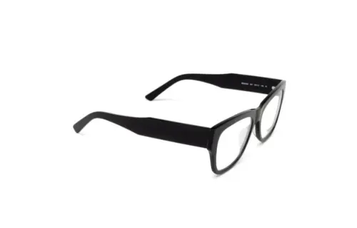 Balenciaga Acetate Irregular Shape Eyeglass Frames Men's Black