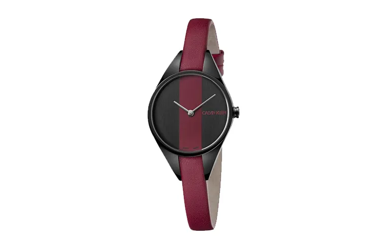 CK/Calvin Klein Wrist Watch Quartz Movement Leather Strap 29mm Multicolor Watch Dial Women's Watch 30m Water Resistant