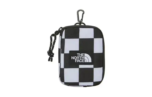 THE NORTH FACE Polyester Wallet Mini Unisex Black/White