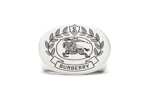 Burberry Rings Men's Silver