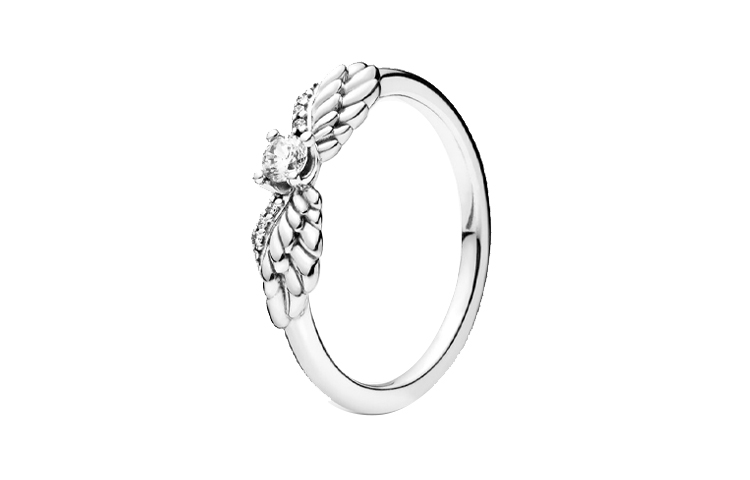 Женское кольцо Pandora Ангельские крылья (серебряное)