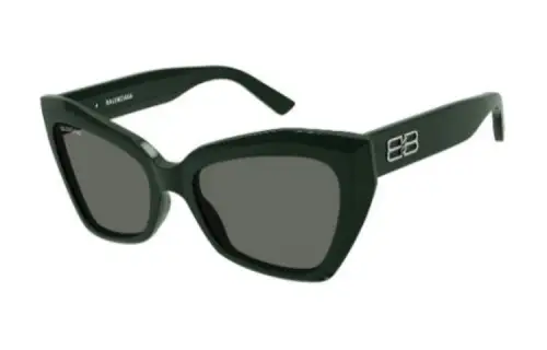 Balenciaga Irregular Shape Sunglasses Women's Black