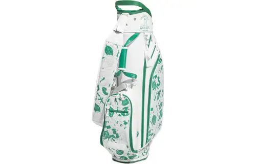 Adidas Recycled Polyester Plain Weave Fabric Storage Bag Unisex White & Green