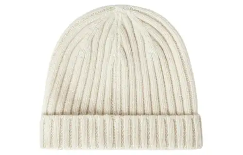 Loro Piana Cashmere Beanies Unisex White