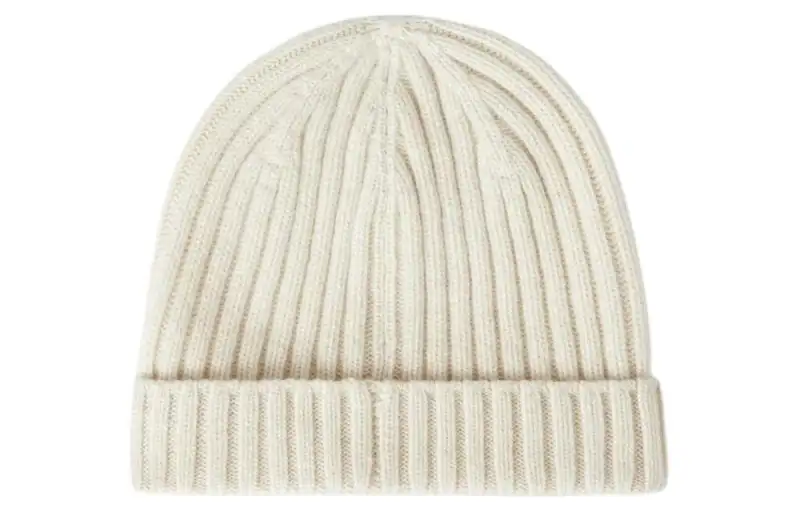 Loro Piana Cashmere Beanies Unisex White