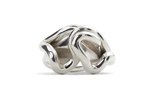 Bottega Veneta Rings Women's Silver