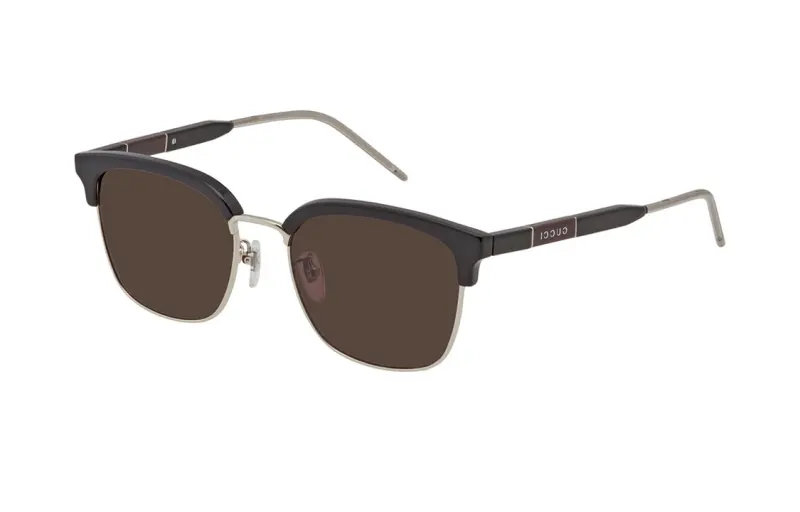 GUCCI Browline Sunglasses Men's Black