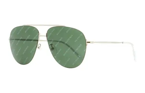 Balenciaga Metal Aviator Sunglasses Unisex Silver