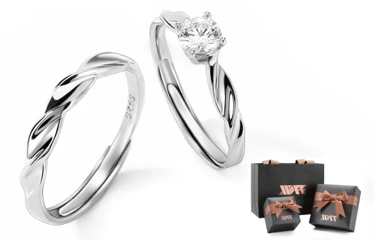 XXOFF 925 Sterling Silver Rings Unisex