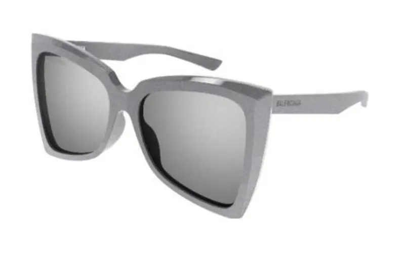 Balenciaga Irregular Shape Sunglasses Women's Gray
