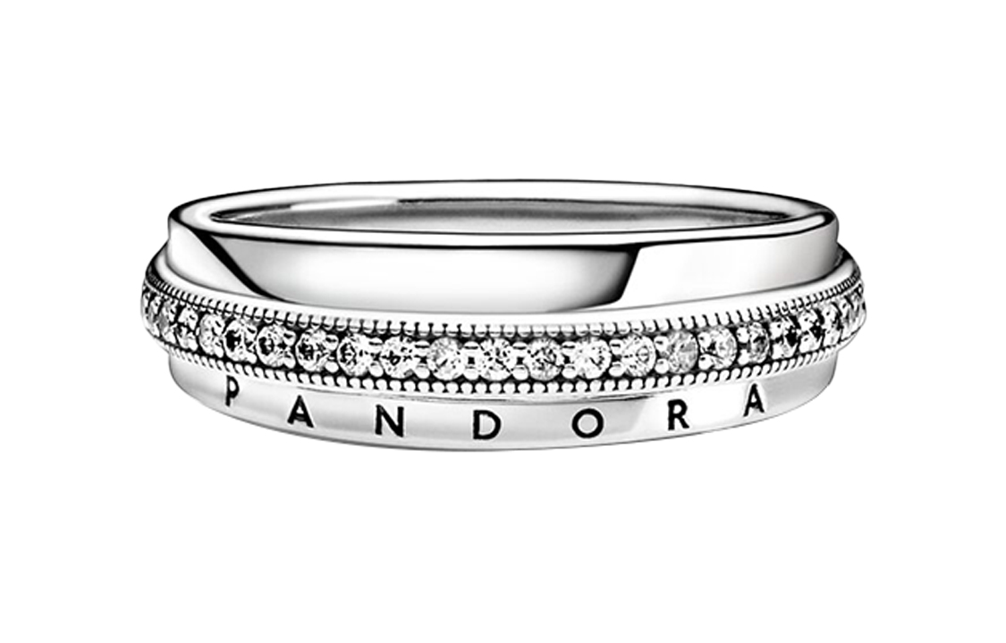 Женское кольцо Pandora Pavé (серебряное) — фото 2